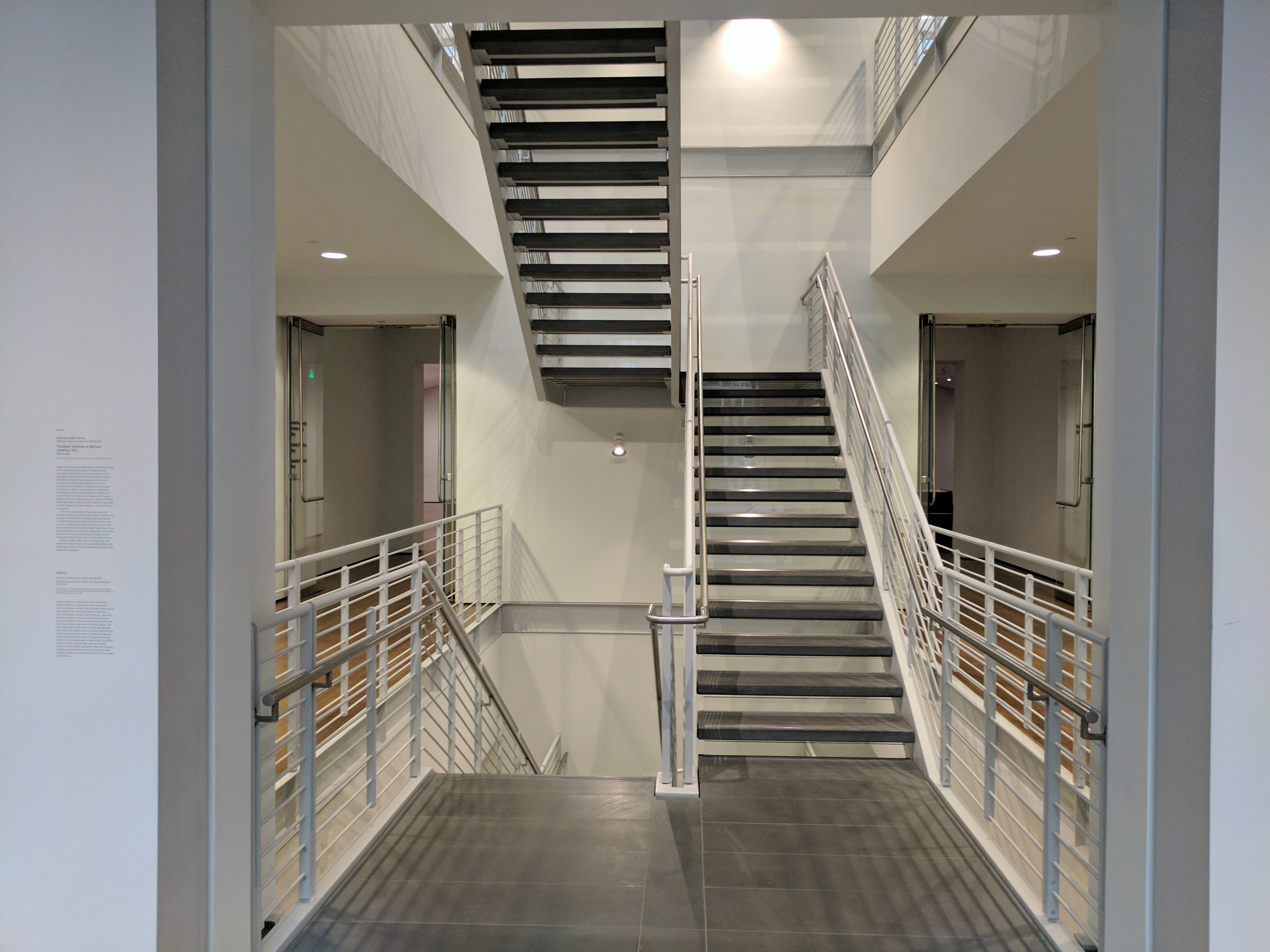 An image of the third floor stairwell of the HAM.