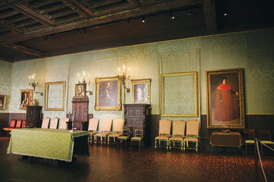 A photo of the ISG's Dutch Room, which has the same format as a gallery.